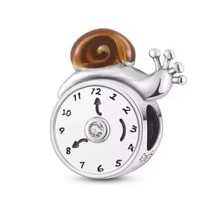 NWOT Slow and Steady Snail Charm Sterling Silver 925